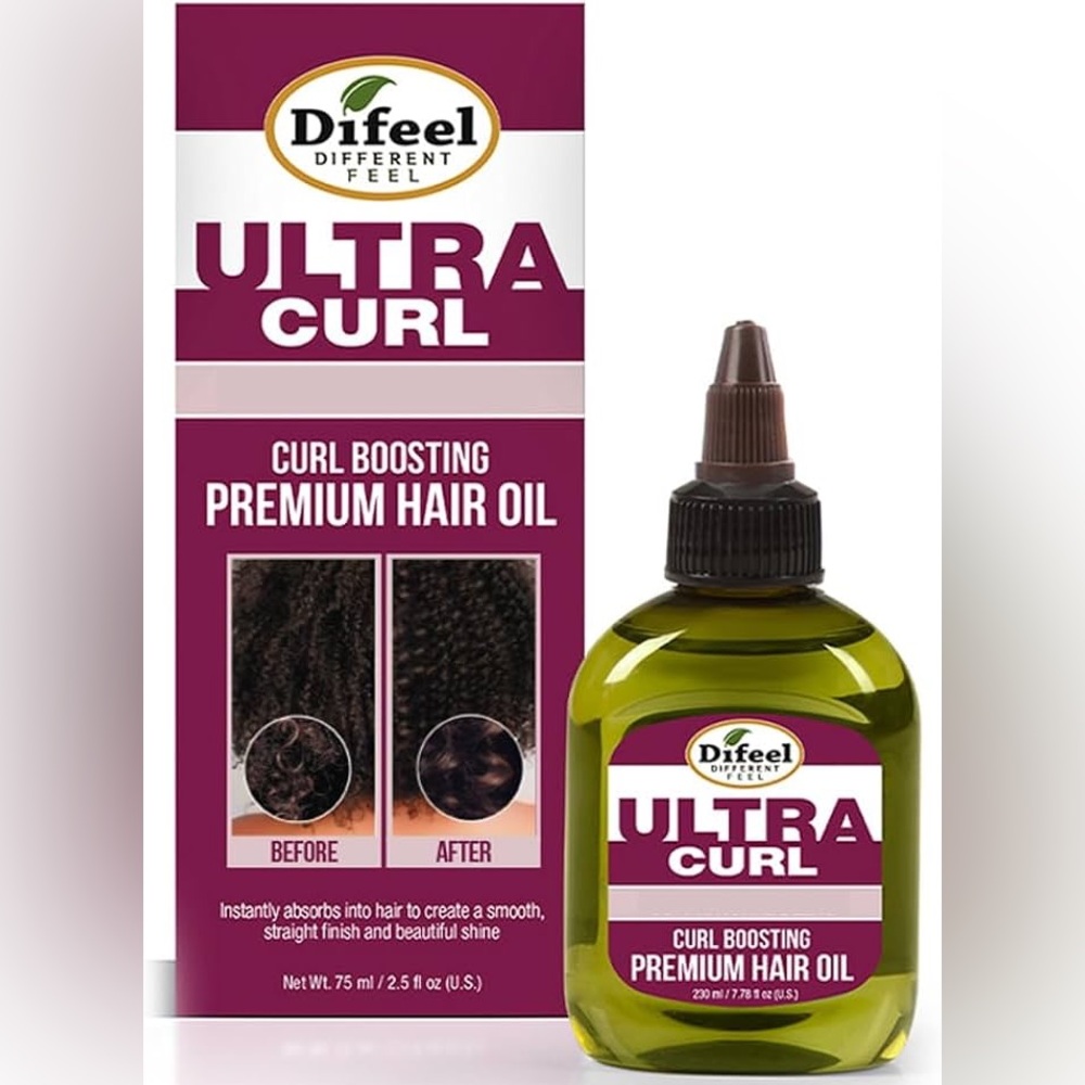 6 pack New Difeel curl boosting premium hair oil